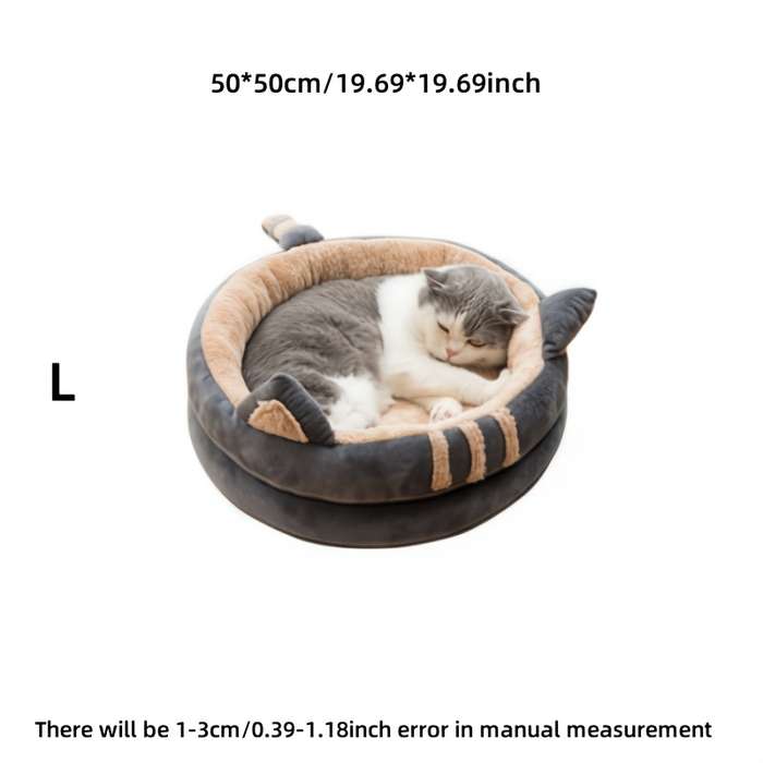 Pet Supplies Color Enclosed Cat Bed Pink Size 40 X 40Cm