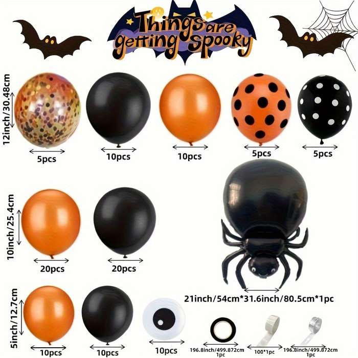 Halloween Decorations Quantity 109Pcs