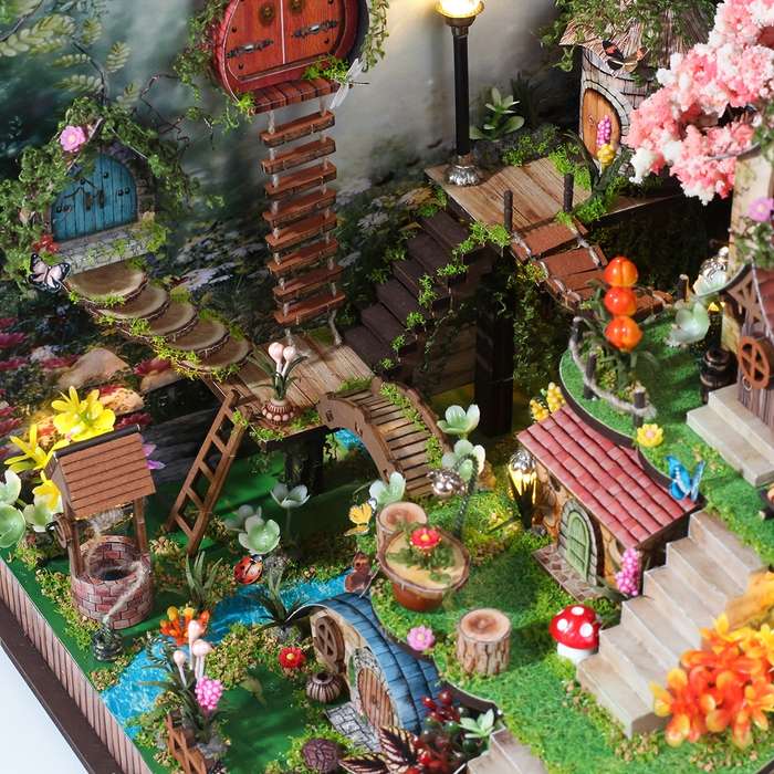 Building Toy Architectural Model Toy Set Items Forest Secret