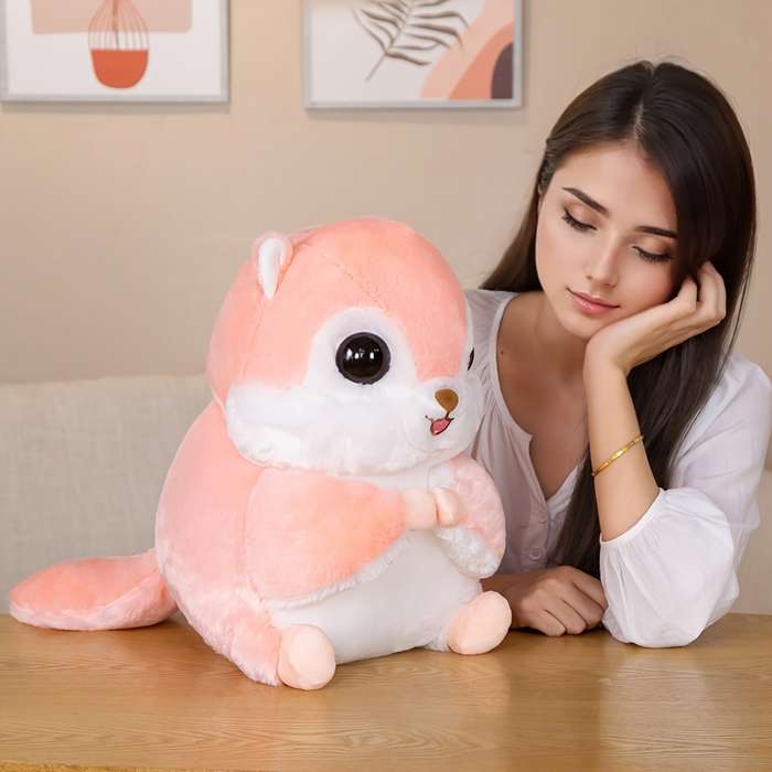 Toy Doll color Pink Flying Squirrel Sugar Glider size One size 35 cm