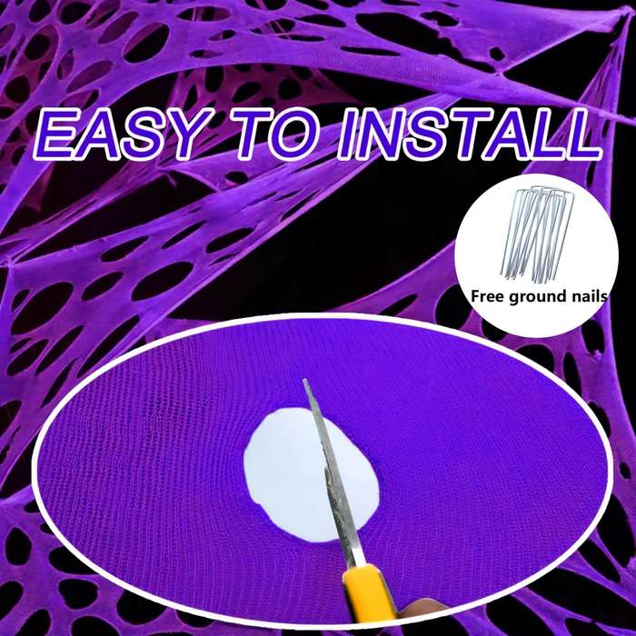Halloween Decorations Items Size M Pink Mesh