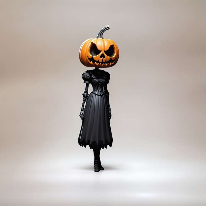 Halloween Decorations Style Halloween Pumpkin Man Statue
