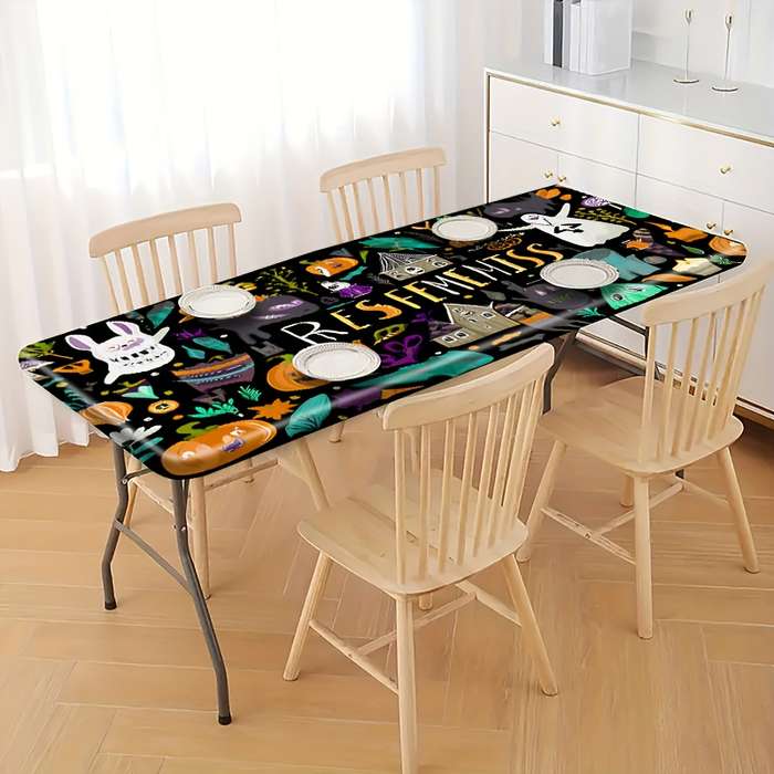 Halloween tablecloth decoration size 29.52x71.65inch or 75x182cm