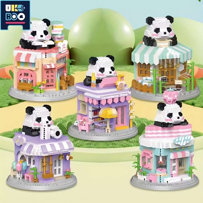 Building Toy Architectural Model Toy Set Style Cake House