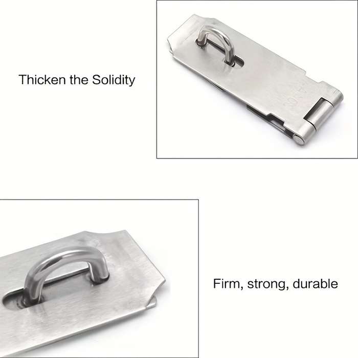Lock Color Silvery Quantity 2Pcs Large