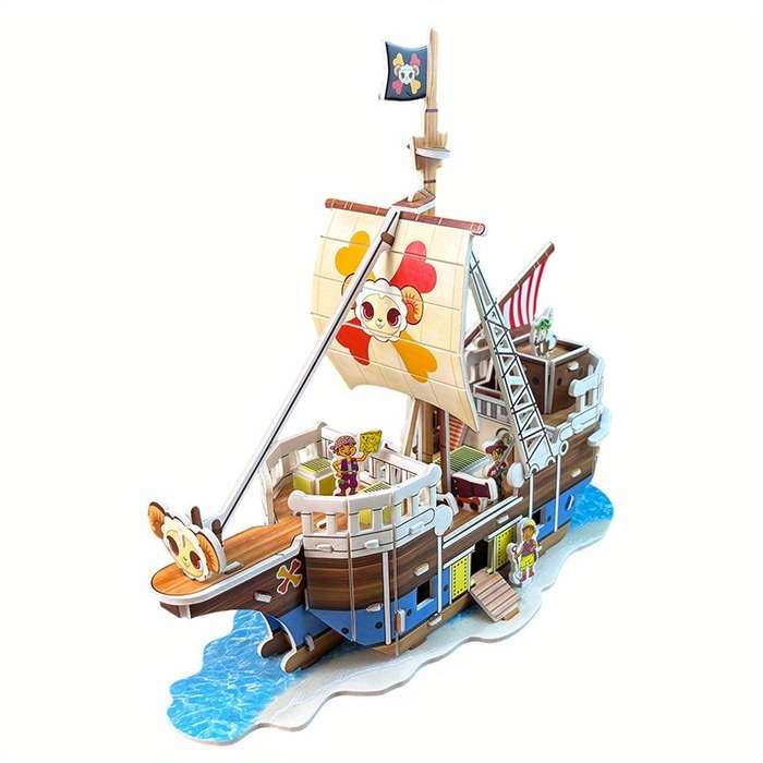 3D Jigsaw Puzzle Model Ship