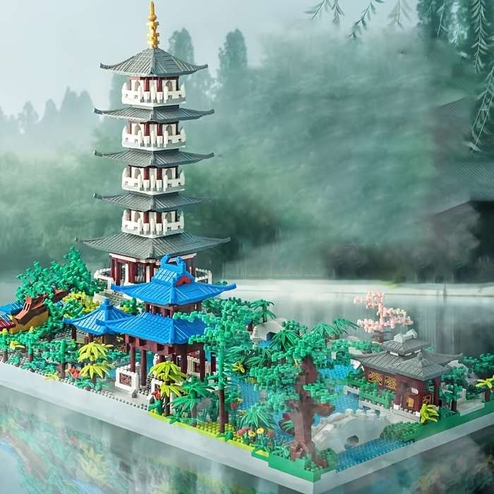 Building Toy Architectural Model Toy Set Style Cp1043