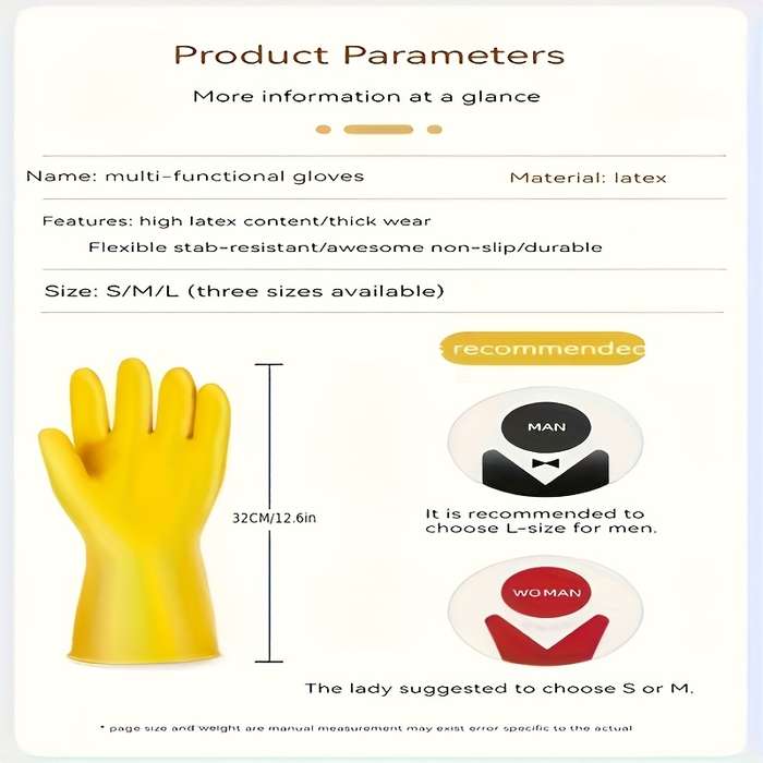 4 Pairs Household Cleaning Gloves