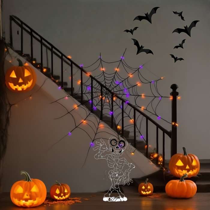 Halloween Decorations Color Purple Orange