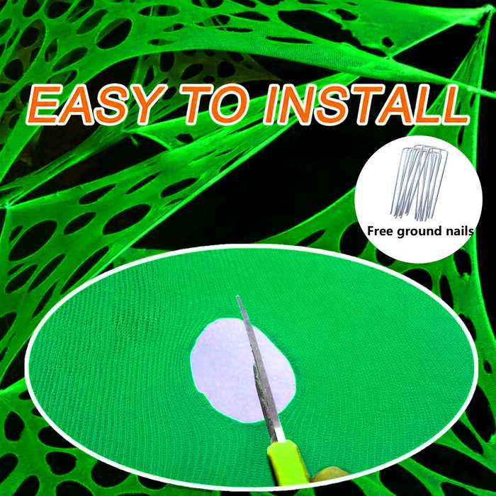 Halloween Decorations Items Size M Pink Mesh