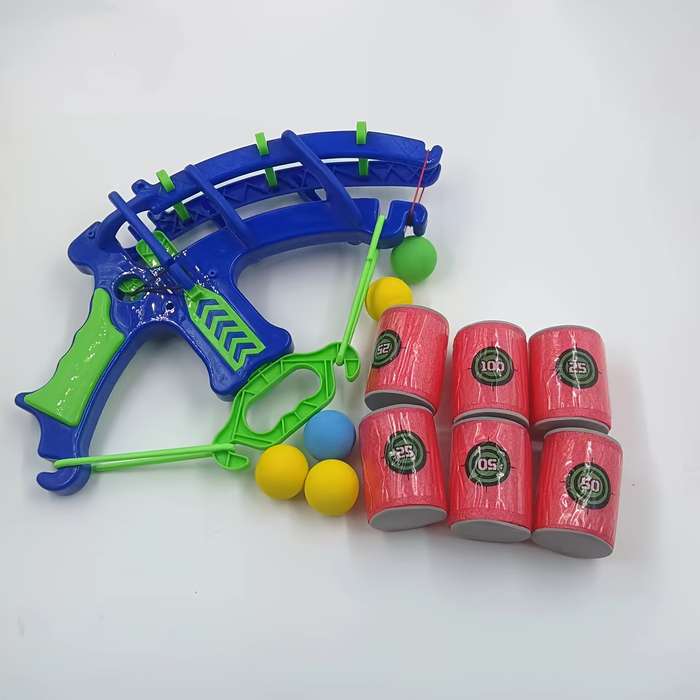 Toy Weapons Color Bow  Add  5 Balls  Random Balls   Add  6 Thickened Plastic Canisters