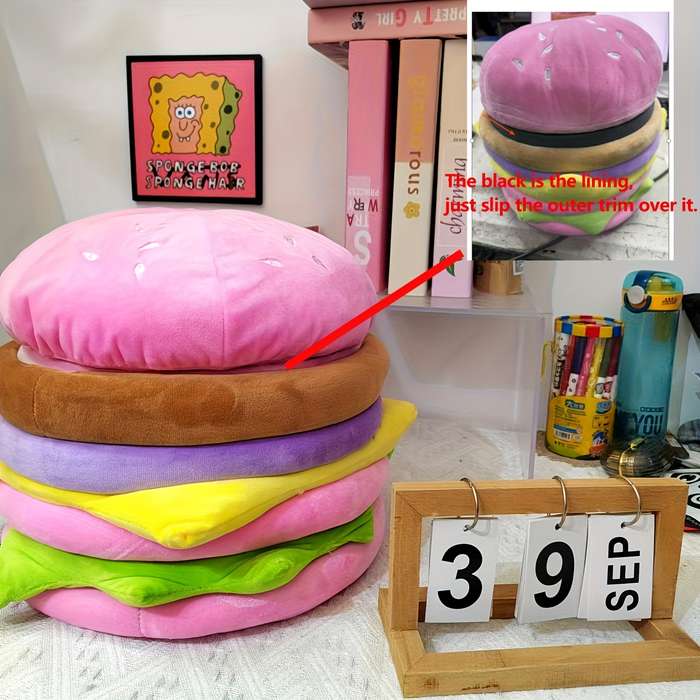 Storage And Organizationcolor Burger Storage Basket  Pink