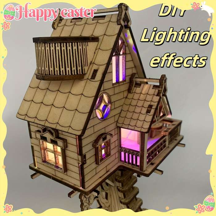 Building Toy Architectural Model Toy Set Model Beautiful Old Tree House