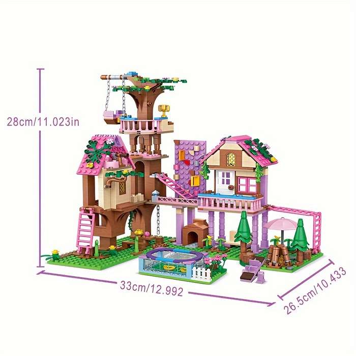Building Toy Architectural Model Toy Set Quantity 756 Pcs
