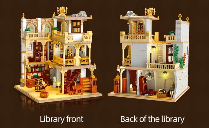 Building Toy Architectural Model Toy Set Style Bookshop