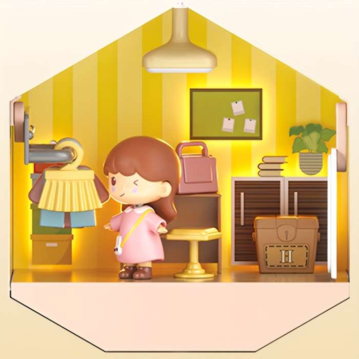Building Toy Architectural Model Toy Set Style Study