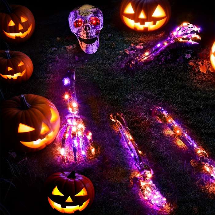 Halloween Decorations Color Purple Light