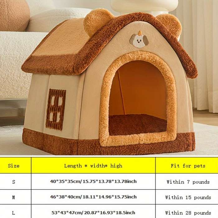 Pet Supplies Size M Style Cute Bear House