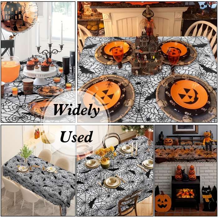 Halloween tablecloth decoration Quantity 2pcs
