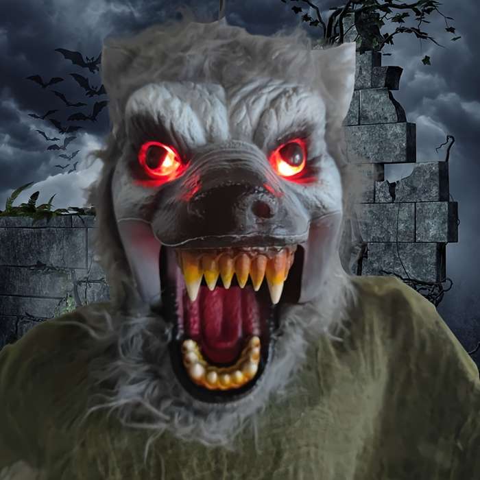 Halloween Decorations Style Wolf Head