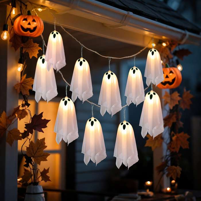 Halloween Decorations Color Warm Color  Battery Box Powered