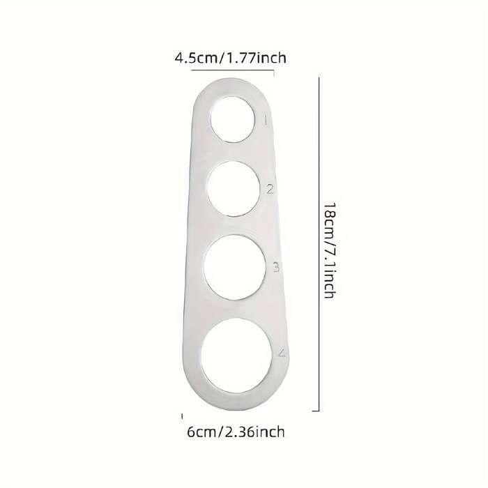 1pc Stainless Steel Pasta Measuring Spoon Durable Kitchen Tool for Portion Control Ideal for