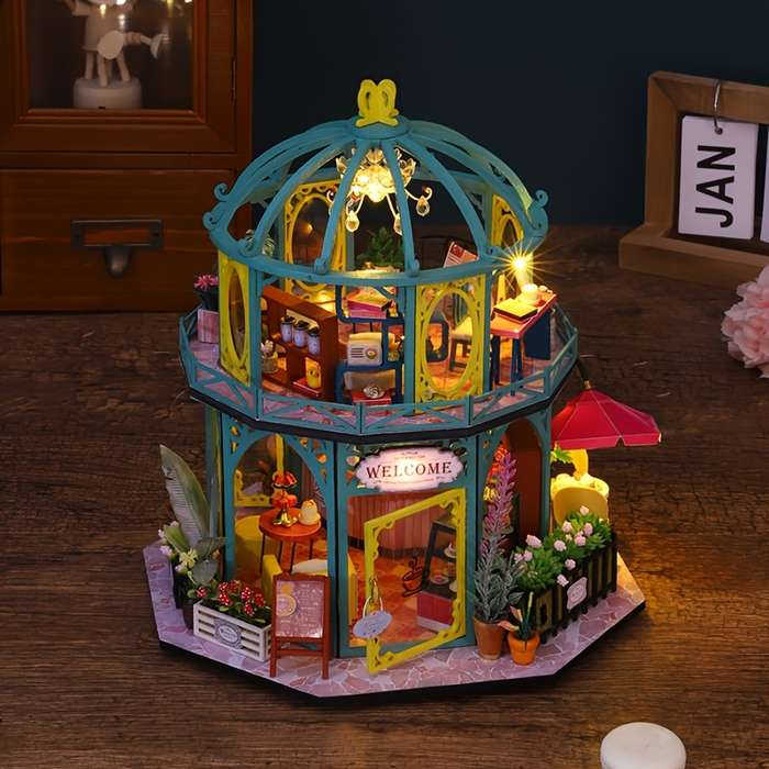 Building Toy Architectural Model Toy Set Style Pin Yue Huajian