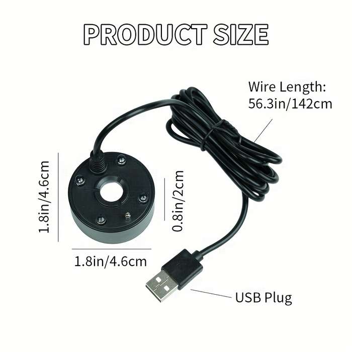 Halloween Decorations Color Black Model Atomizer With Light