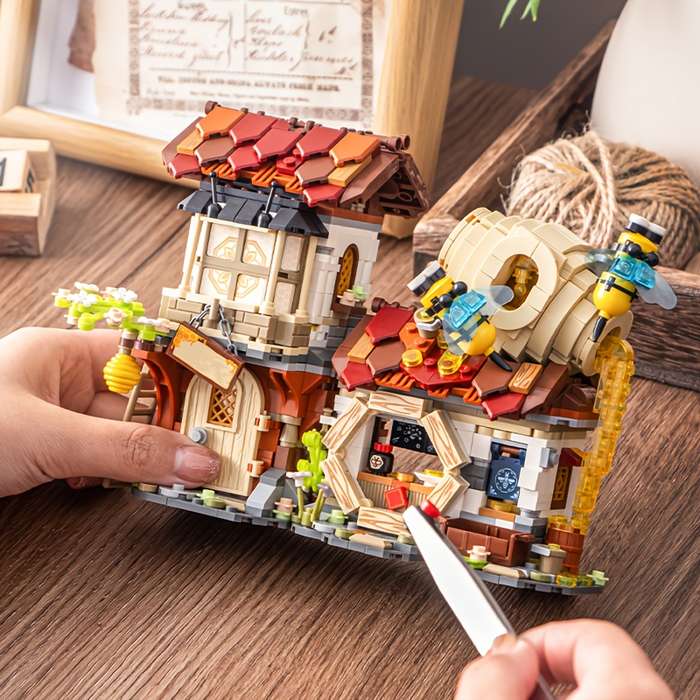 Building Toy Architectural Model Toy Set Style Honey Shop