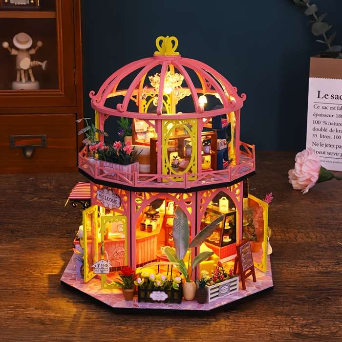 Building Toy Architectural Model Toy Set Style Pin Yue Huajian