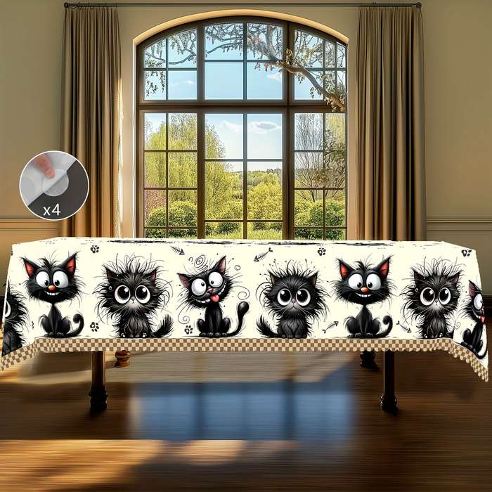 Halloween tablecloth decoration Model T070 size 60 x 120in 152 x 305cm
