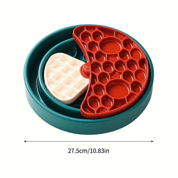 Pet Supplies Color Rotating Three Tier Feeder