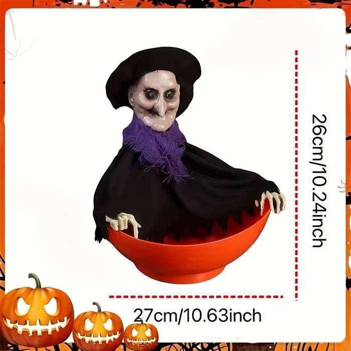 Halloween Decorations Items Grey Ghost Candy Plate