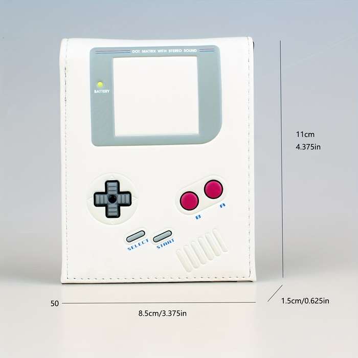 1pc Vintage-Style Game Console Wallet for MenHigh-Quality Faux Leather Unique Gift Idea