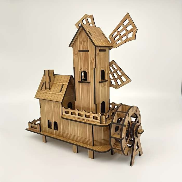 Building Toy Architectural Model Toy Set Model 9094 Items Mill Cottage
