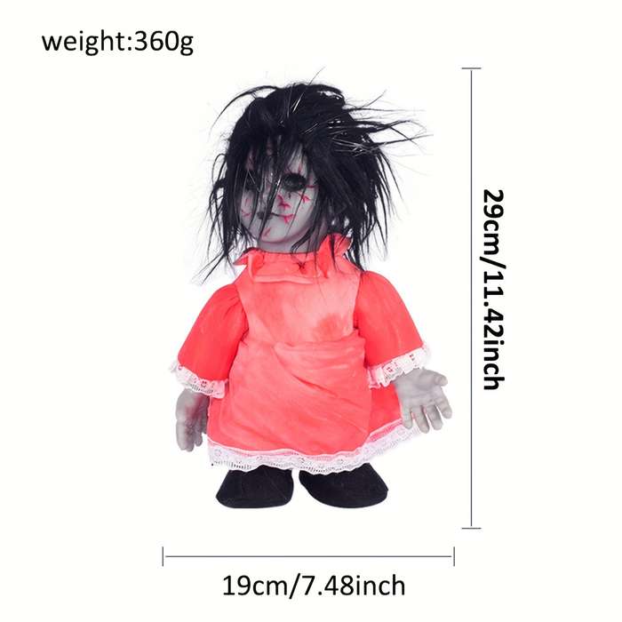 Halloween Decorations Color Black Bald Head