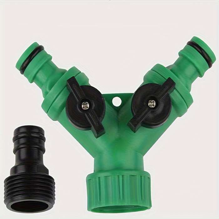 4Pcs Set Y Type Hose Splitter With Quick Connect