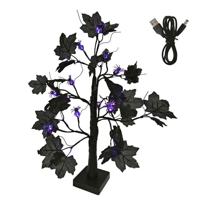 Halloween Decorations Color Spider Tree Light