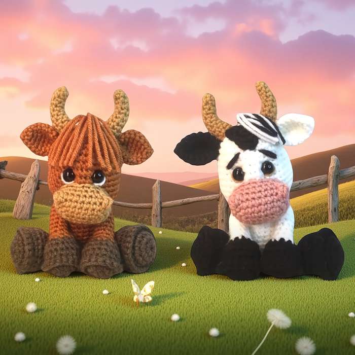 Toy Dolls Model FS046 Highland Cow