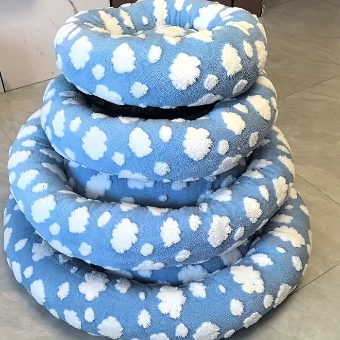Pet Supplies Color Blue Sky White Cloud Color Model Xl Diameter 90 Model