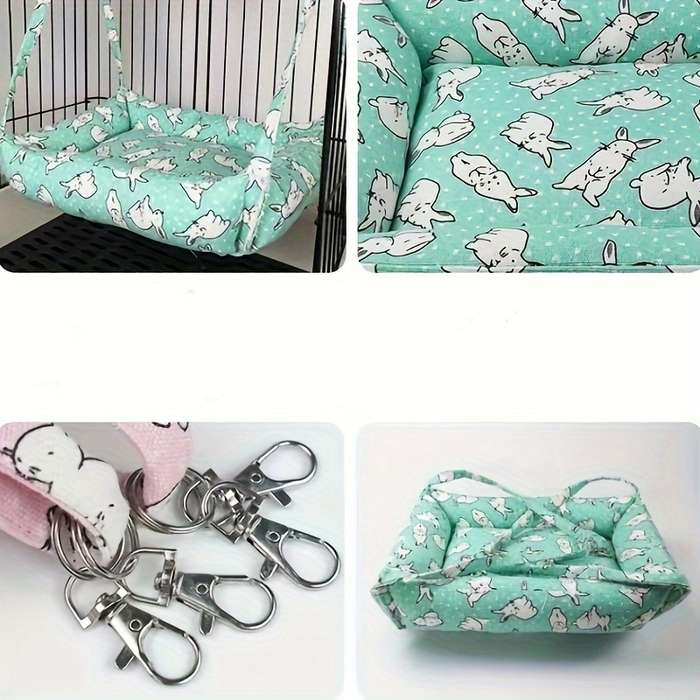 Pet supplies Style Light Blue Cartoon Bear Hammock