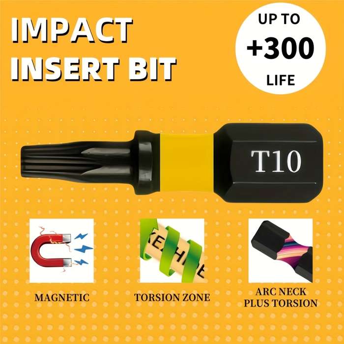 Screwdriver Bit Tool Set Model 25Mm T10 Quantity 20Pcs