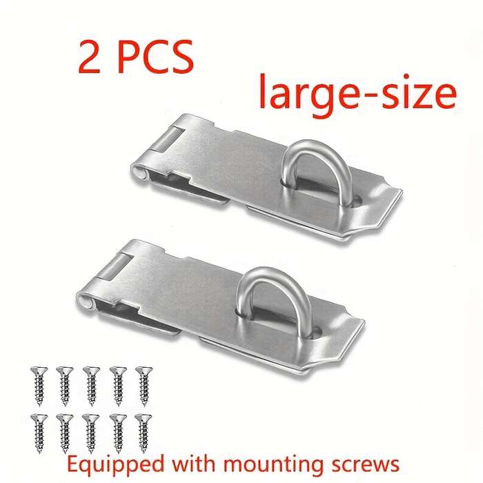 Lock Color Silvery Quantity 2Pcs Large