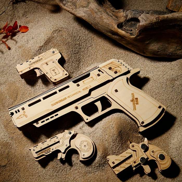 Toy Guns Model Mini Drinje Double Barrel Gun  Gift Box