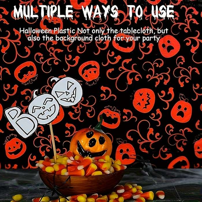Halloween tablecloth decoration Quantity 2pcs