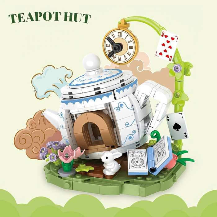 Building Toy Architectural Model Toy Set Style Candy House