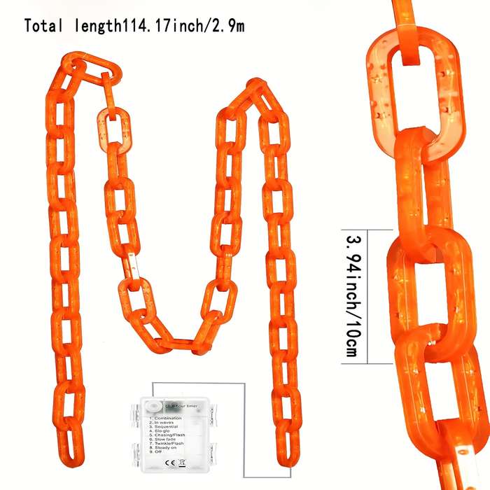 Halloween Decorations Model Waterproof Plastic Chain String Lights