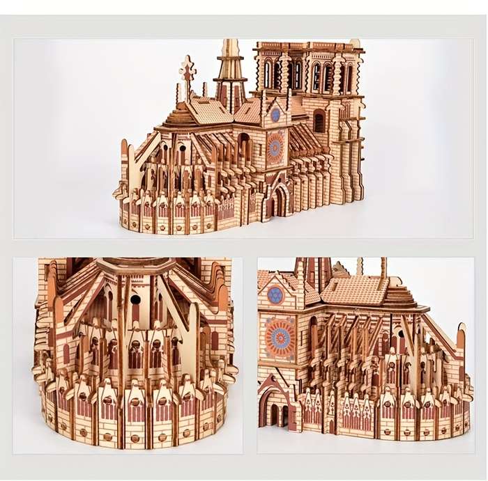 Building Toy Architectural Model Toy Set Items 3D Model Assembly Kit