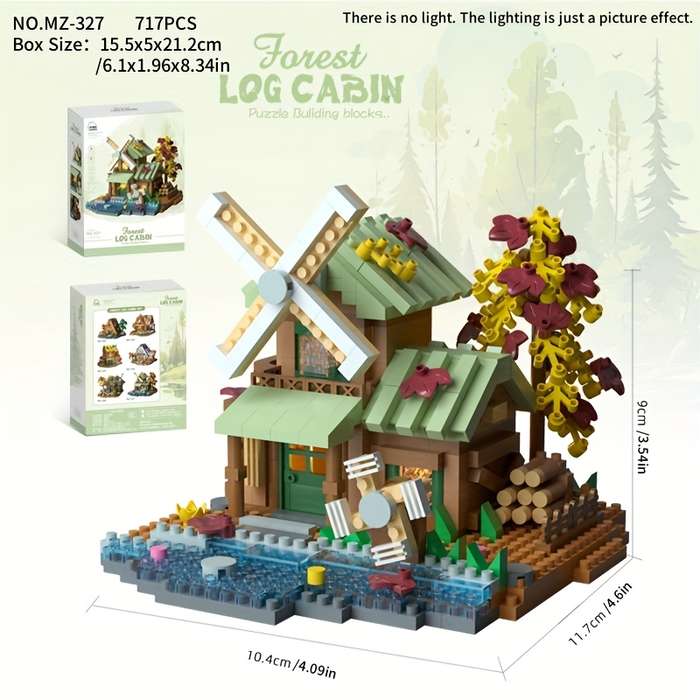 Building Toy Architectural Model Toy Set Style Forest Tree House Mz 326
