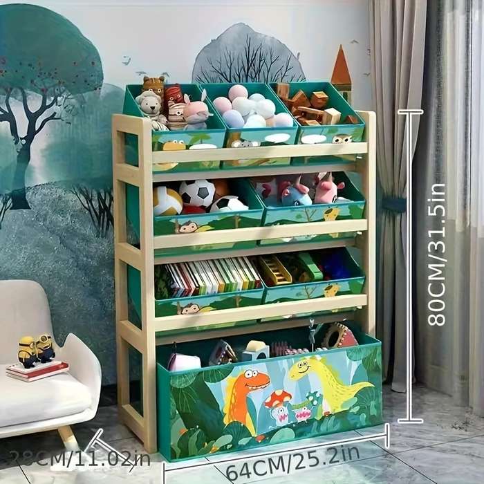 Storage And Organizationcolor 3 Layers Dinosaur